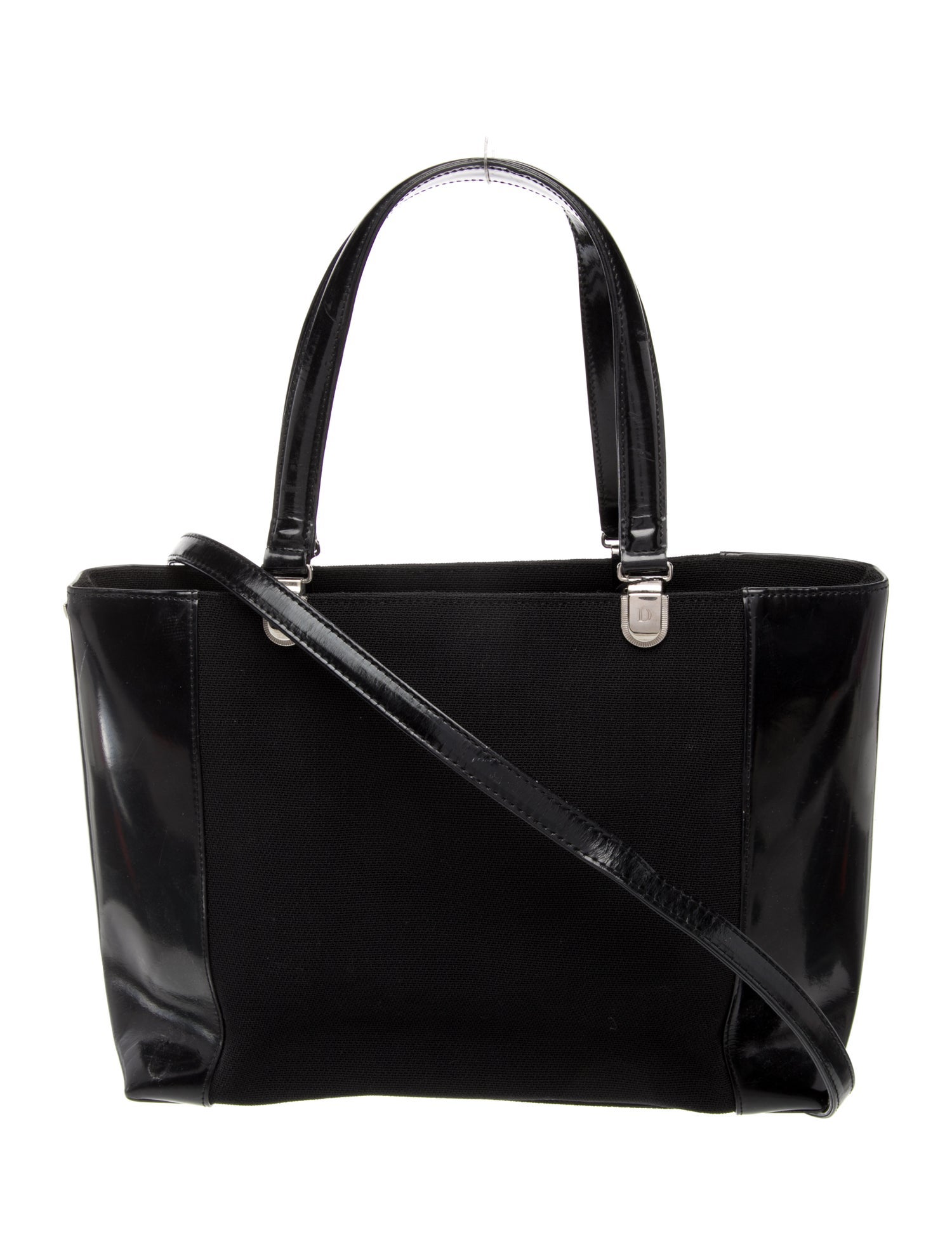 Christian Dior Patent Leather 2-Way Bag Vintage