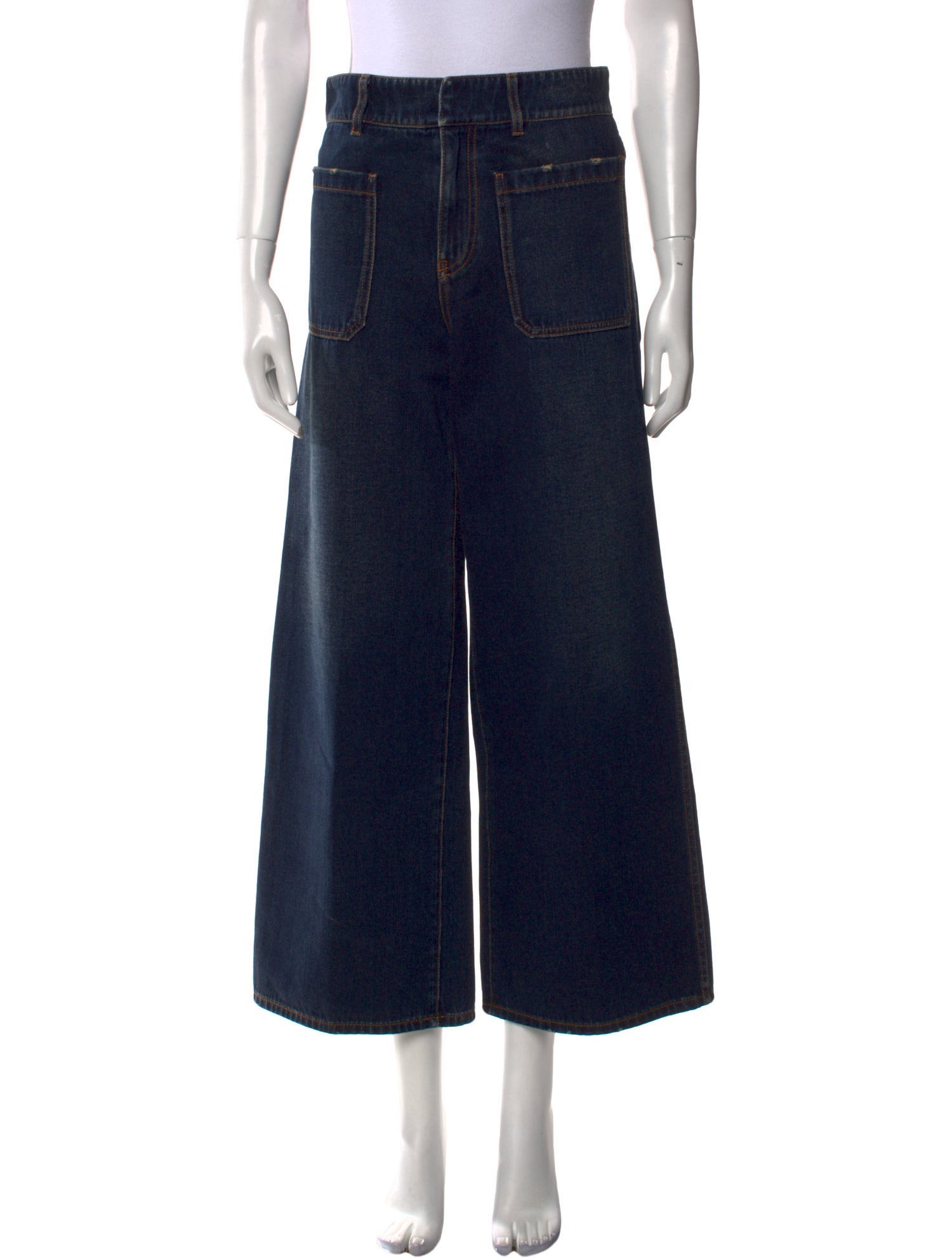 Christian Dior High-Rise Wide Leg Jeans