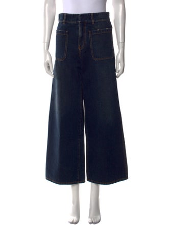 Christian Dior High-Rise Wide Leg Jeans