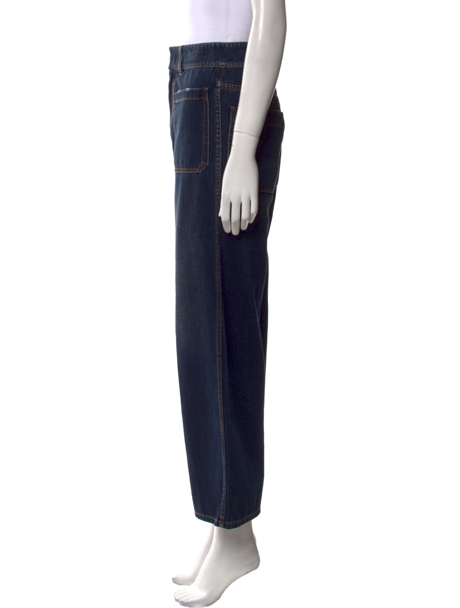 Christian Dior High-Rise Wide Leg Jeans