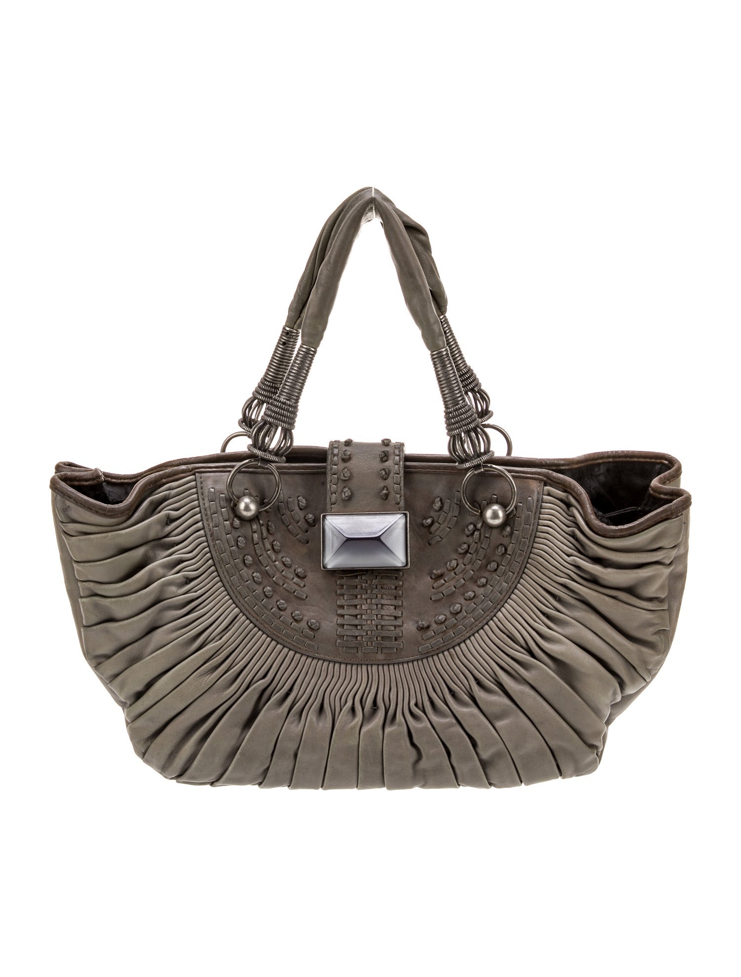 Christian Dior Leather Plisse Vintage