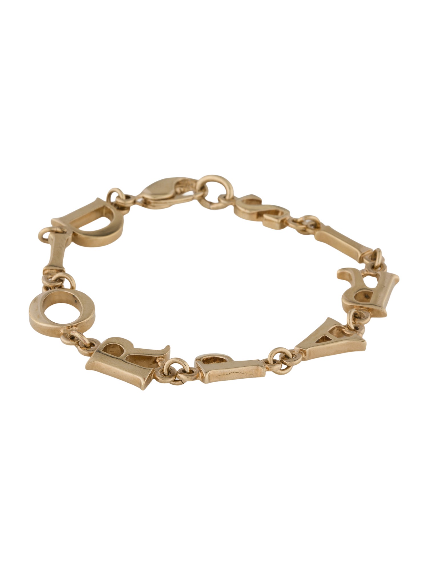Christian Dior Vintage Dior Paris Logo Bracelet