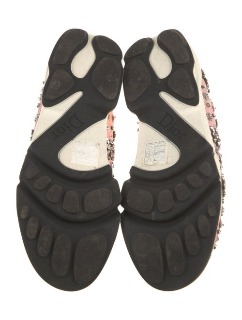 Christian Dior Mesh Bow Accents Sneakers