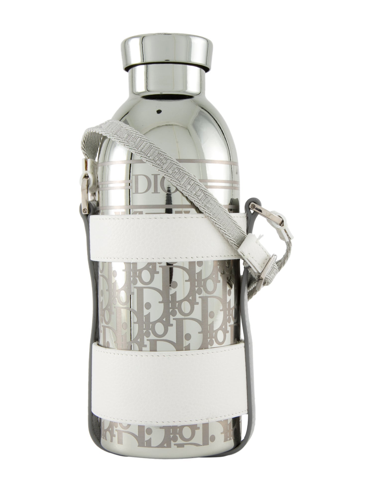 Christian Dior Oblique Aqua Bottle & Carry Strap