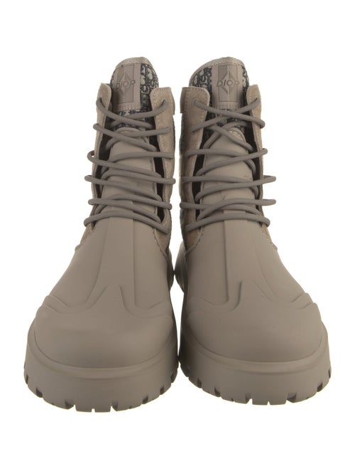 DIOR MEN Diorissimo Pattern Rubber Rain Boots