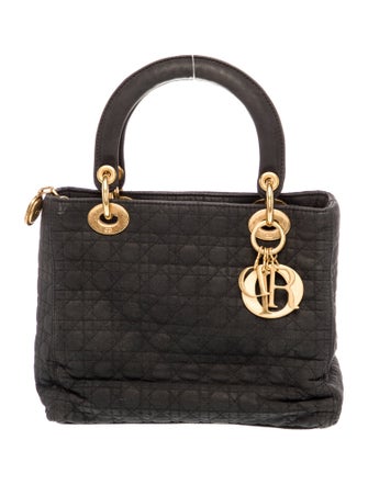 Christian Dior Leather Lady Dior Medium