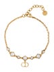 Christian Dior Crystal CD Link Bracelet