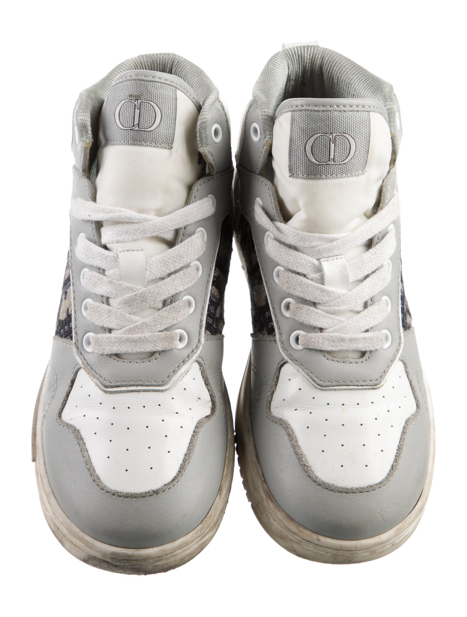 Christian Dior kid girls' grey multicolored sneakers