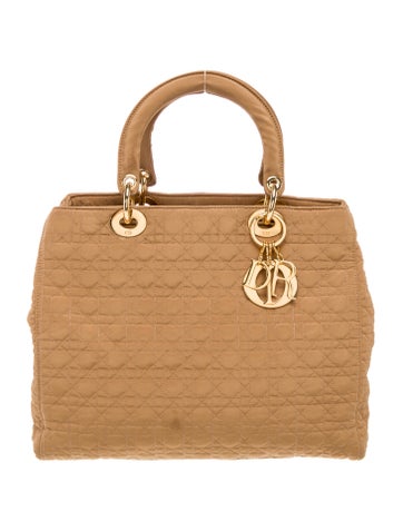 Christian Dior Handle Bags Cannage Lady Vintage