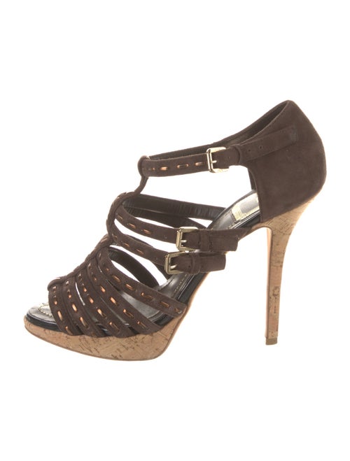 Christian Dior Suede Gladiator Sandals