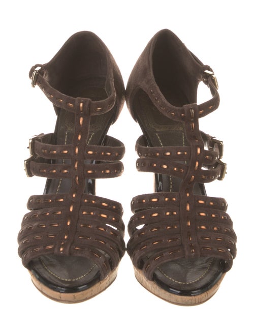 Christian Dior Suede Gladiator Sandals