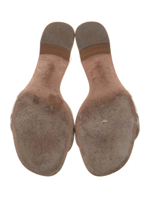 Christian Dior Canvas Printed Slides