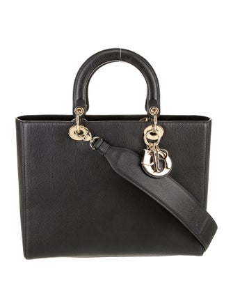 Christian Dior Leather Lady Dior Large