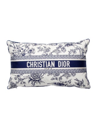 Christian Dior Jardin Botanique Rectangular Throw Pillow