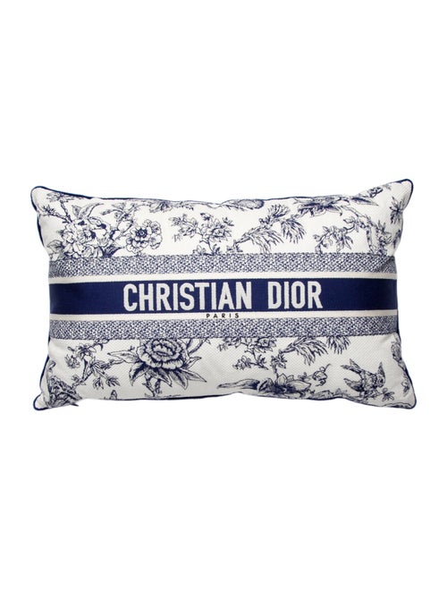 Christian Dior Jardin Botanique Rectangular Throw Pillow