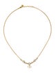 Christian Dior Crystal CD Chain Necklace