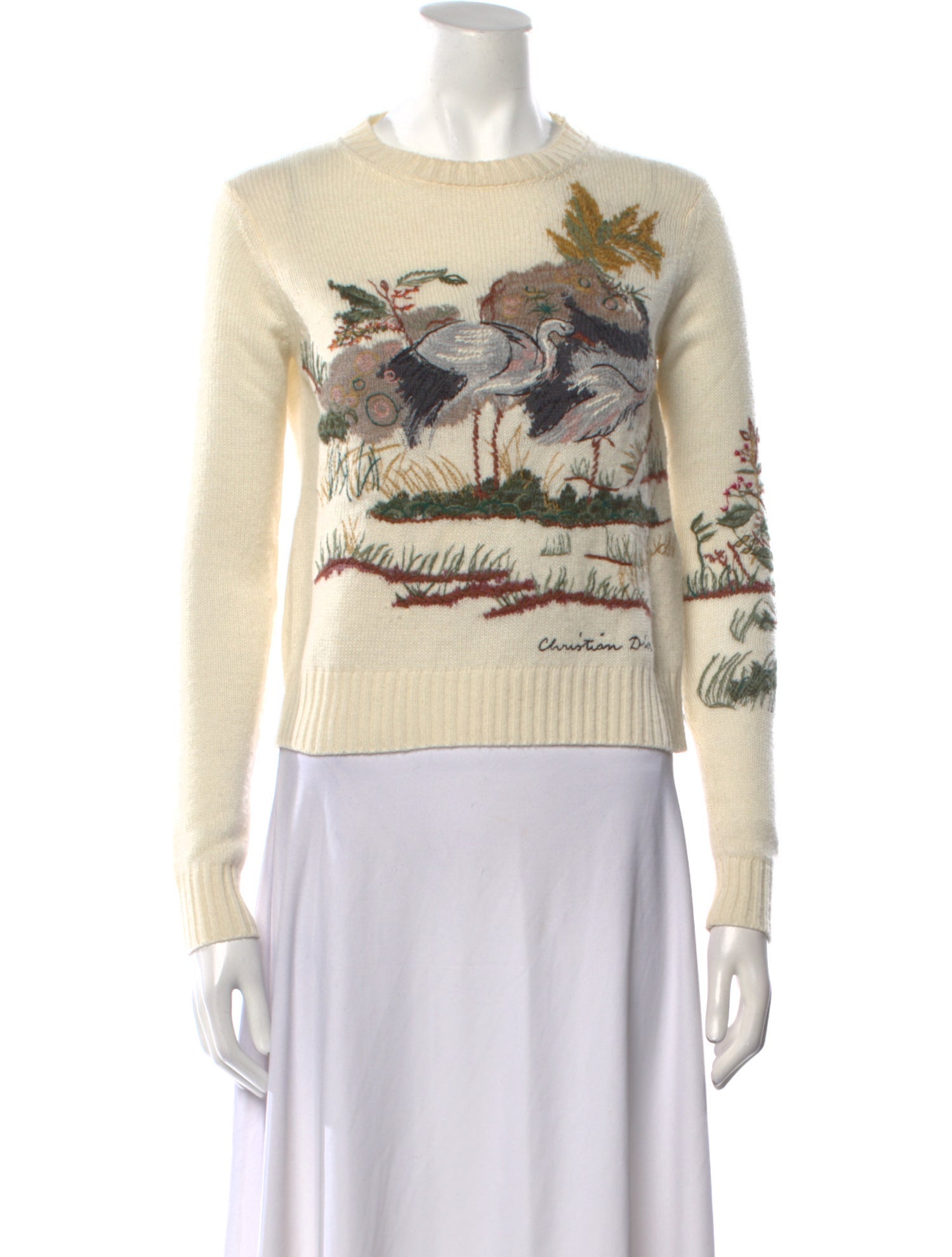 Christian Dior Cashmere Printed Sweater