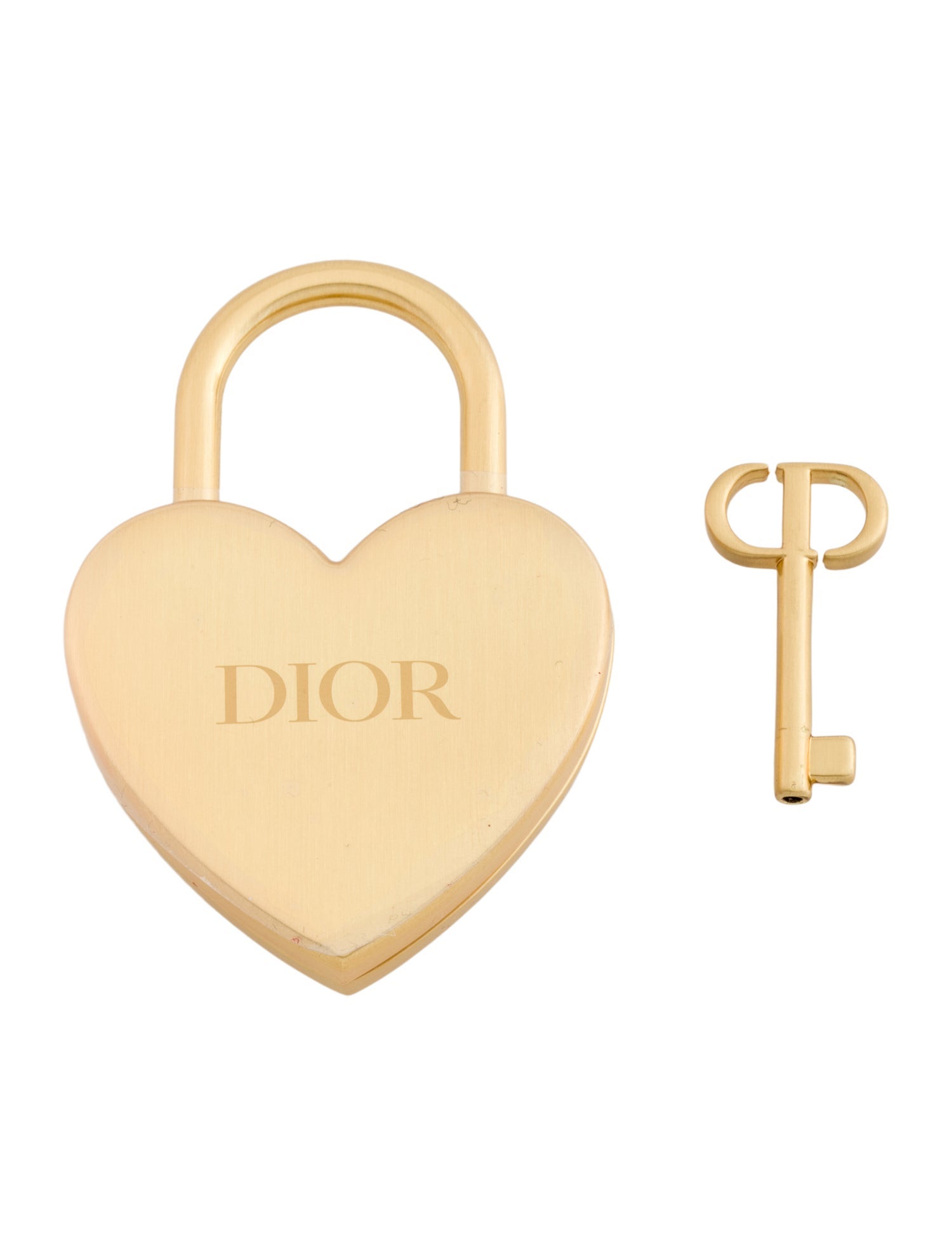 Christian Dior Gold Heart Lock & Key Limited Edition