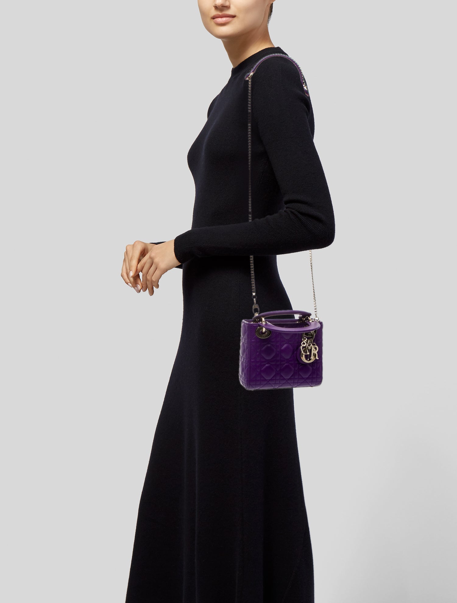 Christian Dior Cannage Lady Dior Micro