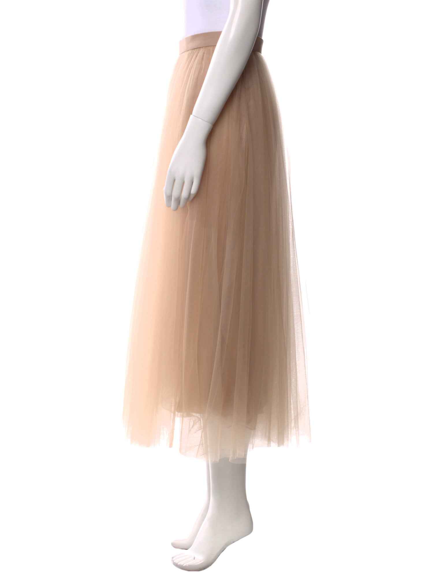 Christian Dior Silk Midi Length Skirt