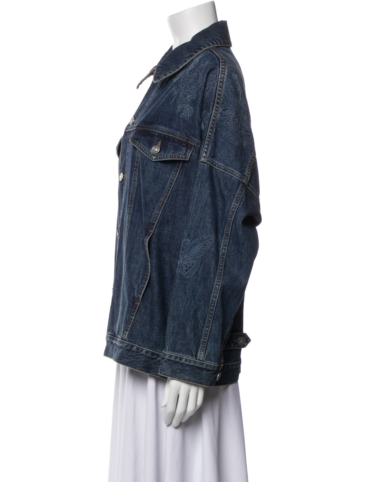 Christian Dior 2024 Floral Denim Denim Jacket