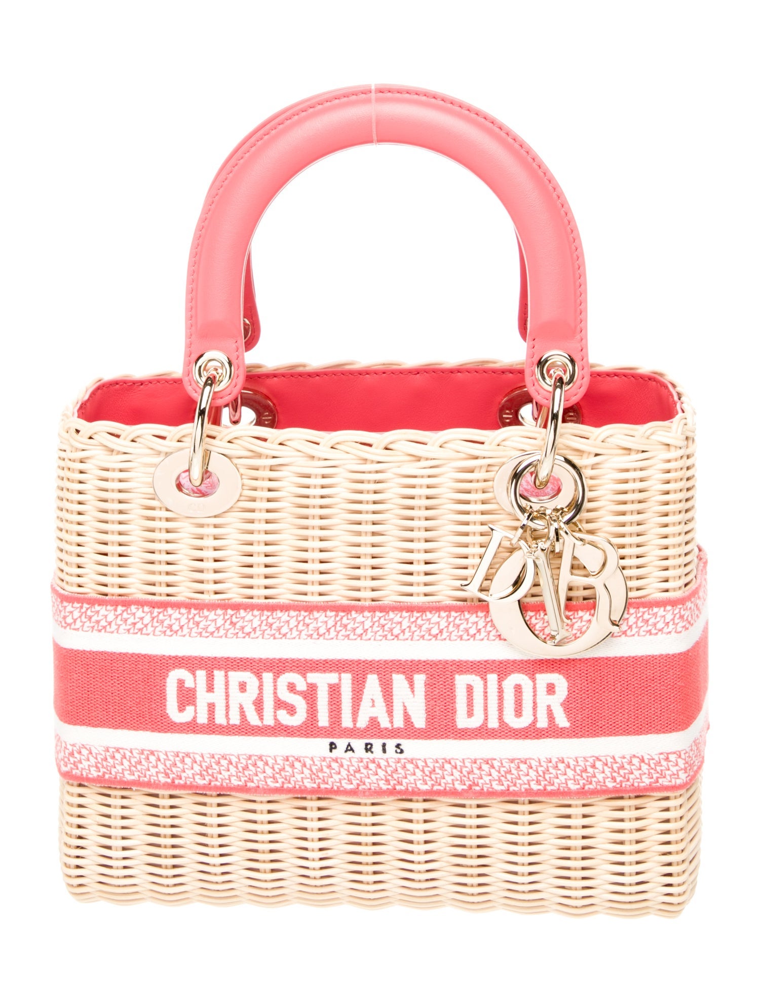 Christian Dior Wicker Lady Dior Medium