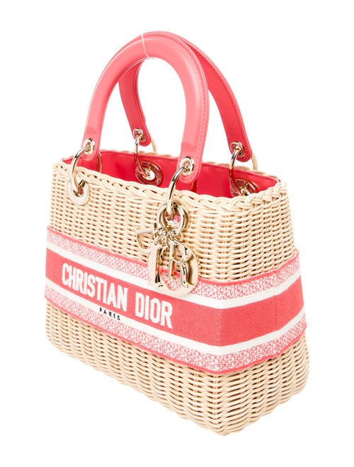 Christian Dior Wicker Lady Dior Medium