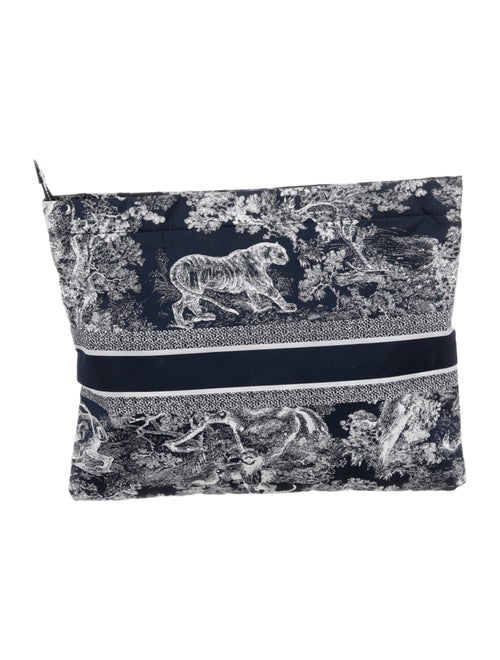 Christian Dior Nylon Patterned Travel Pouch