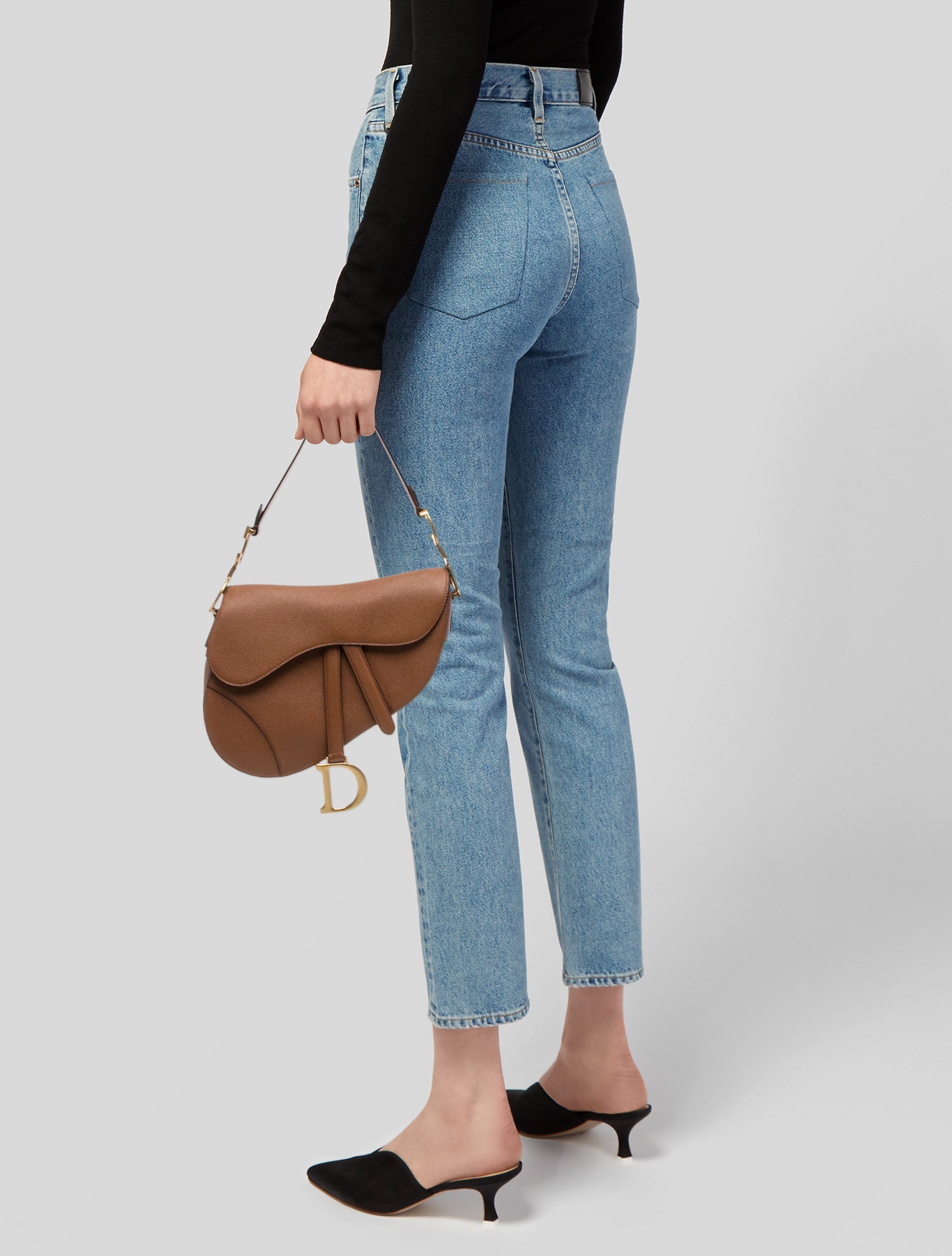 Christian Dior Leather Saddle