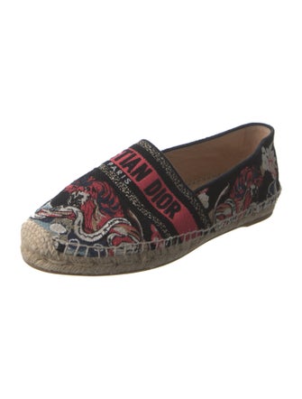 Christian Dior Canvas Printed Espadrilles