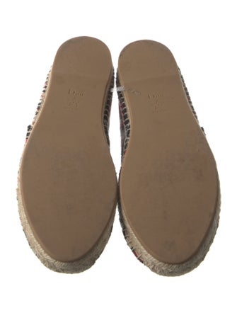 Christian Dior Canvas Printed Espadrilles