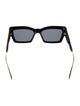 Christian Dior Cat Style Dior 2 Square Sunglasses