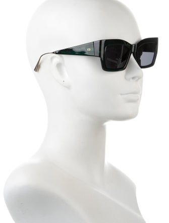 Christian Dior Cat Style Dior 2 Square Sunglasses