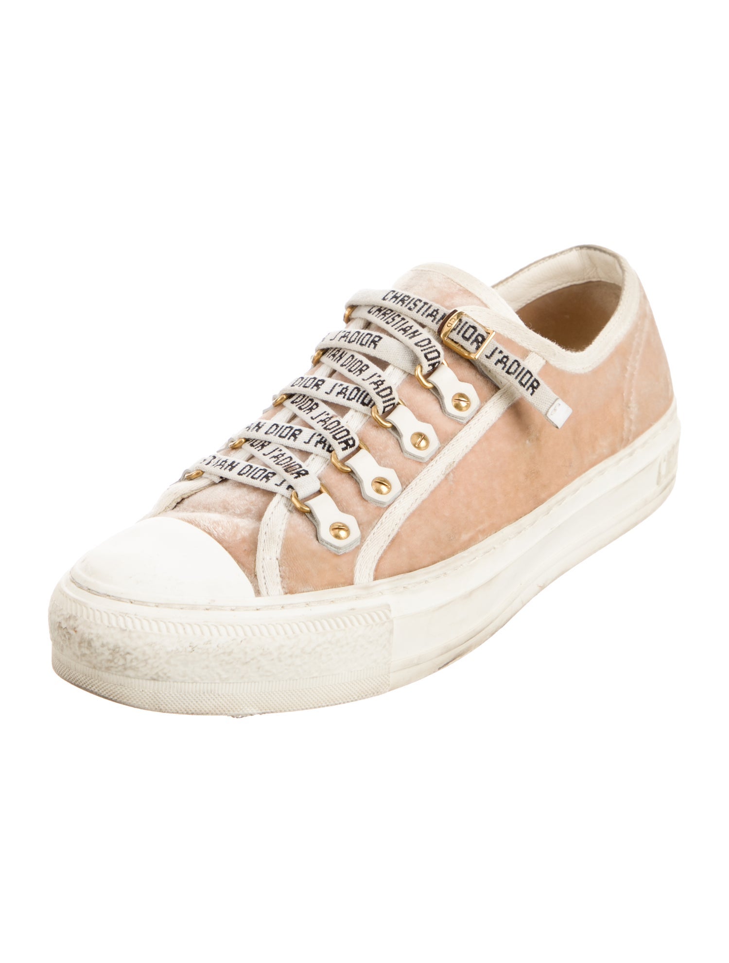 Christian Dior Velvet Sneakers
