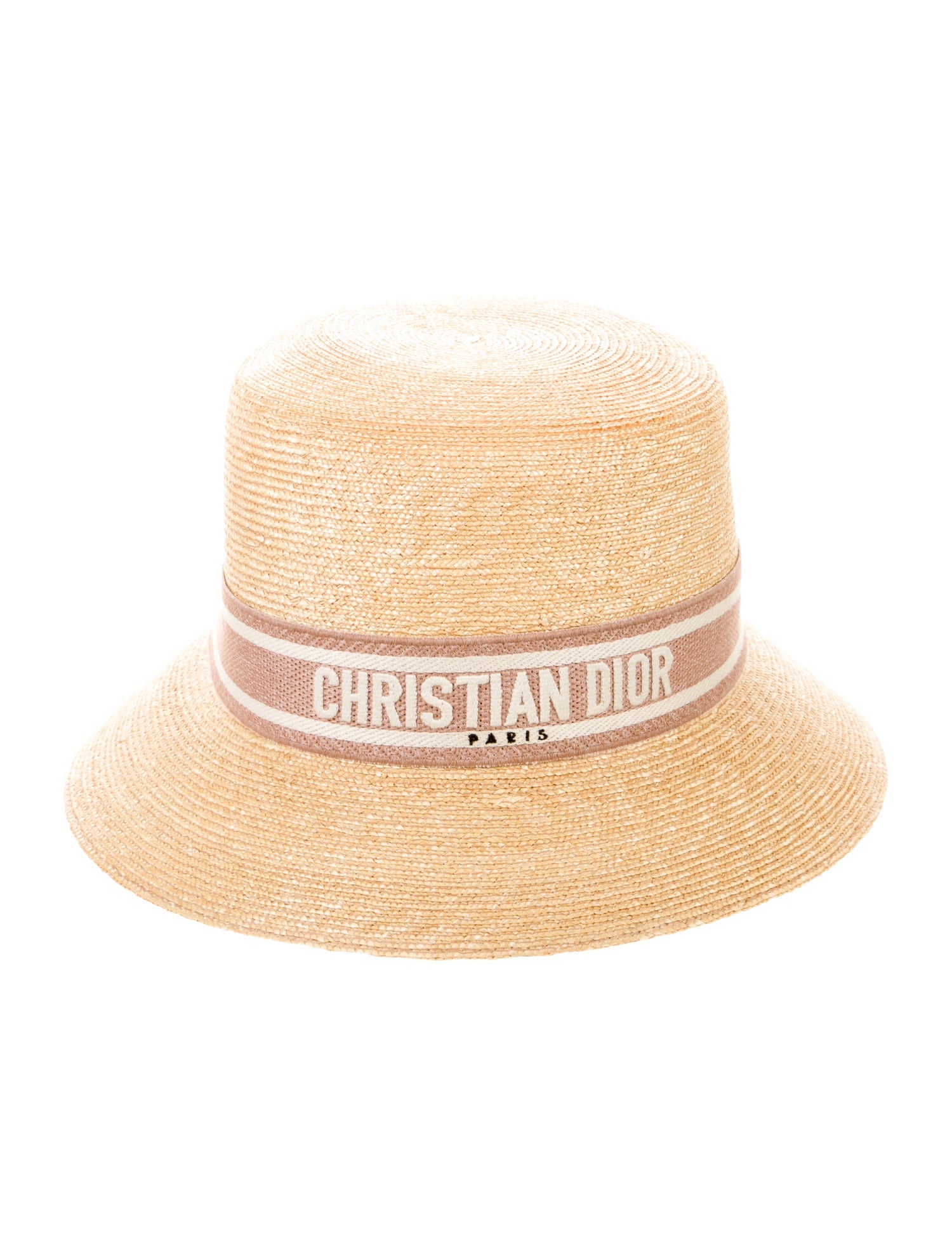 Christian Dior Straw Bucket Hat Size 59
