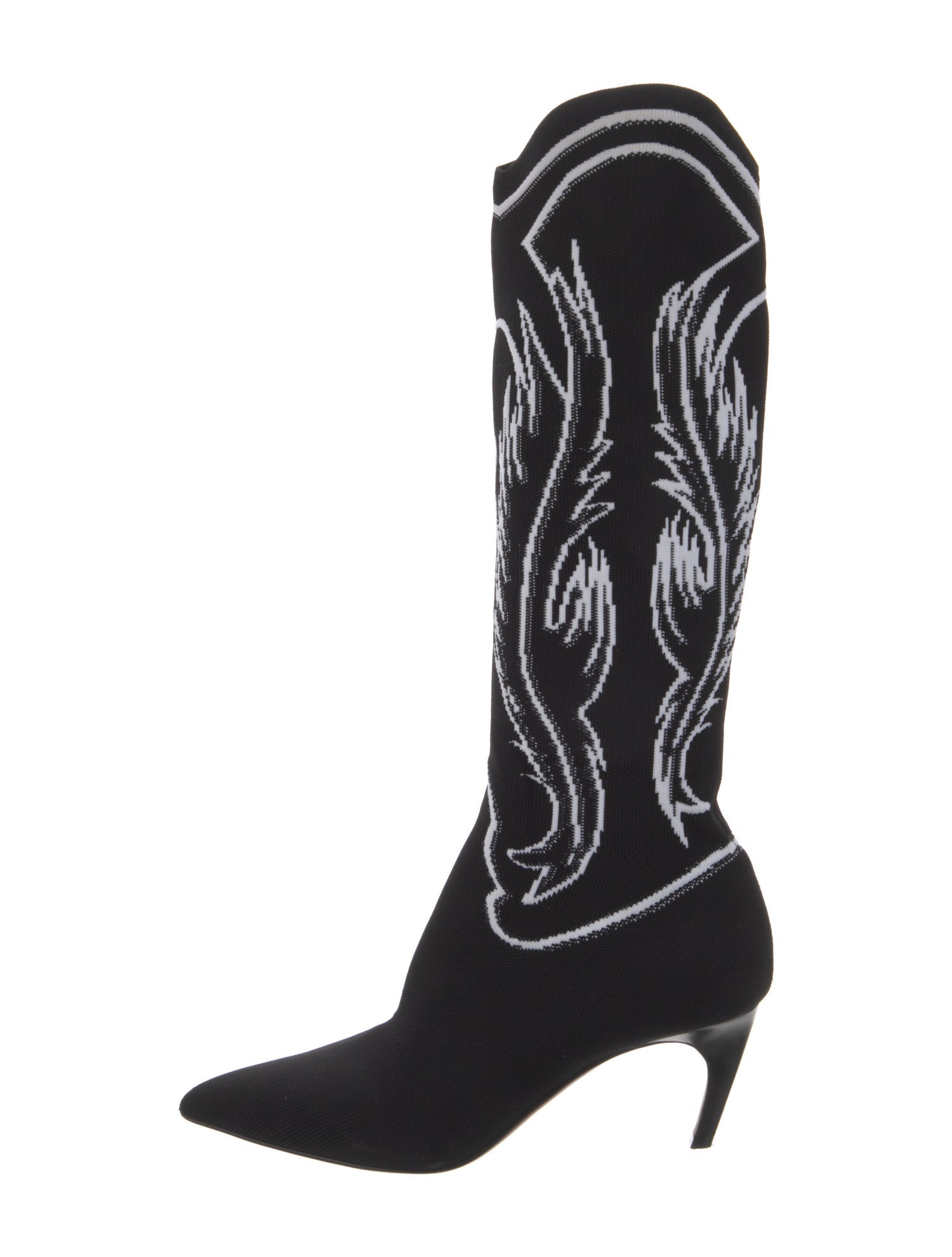 Christian Dior Printed Sock Boots