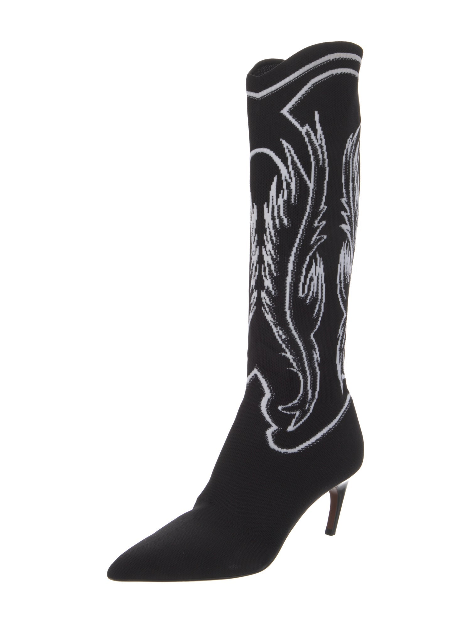 Christian Dior Printed Sock Boots