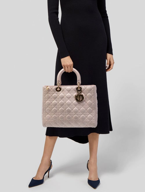 Christian Dior Cannage Lady Dior Large