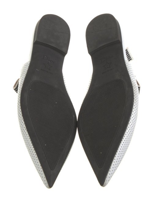 Christian Dior Canvas Slingback Flats
