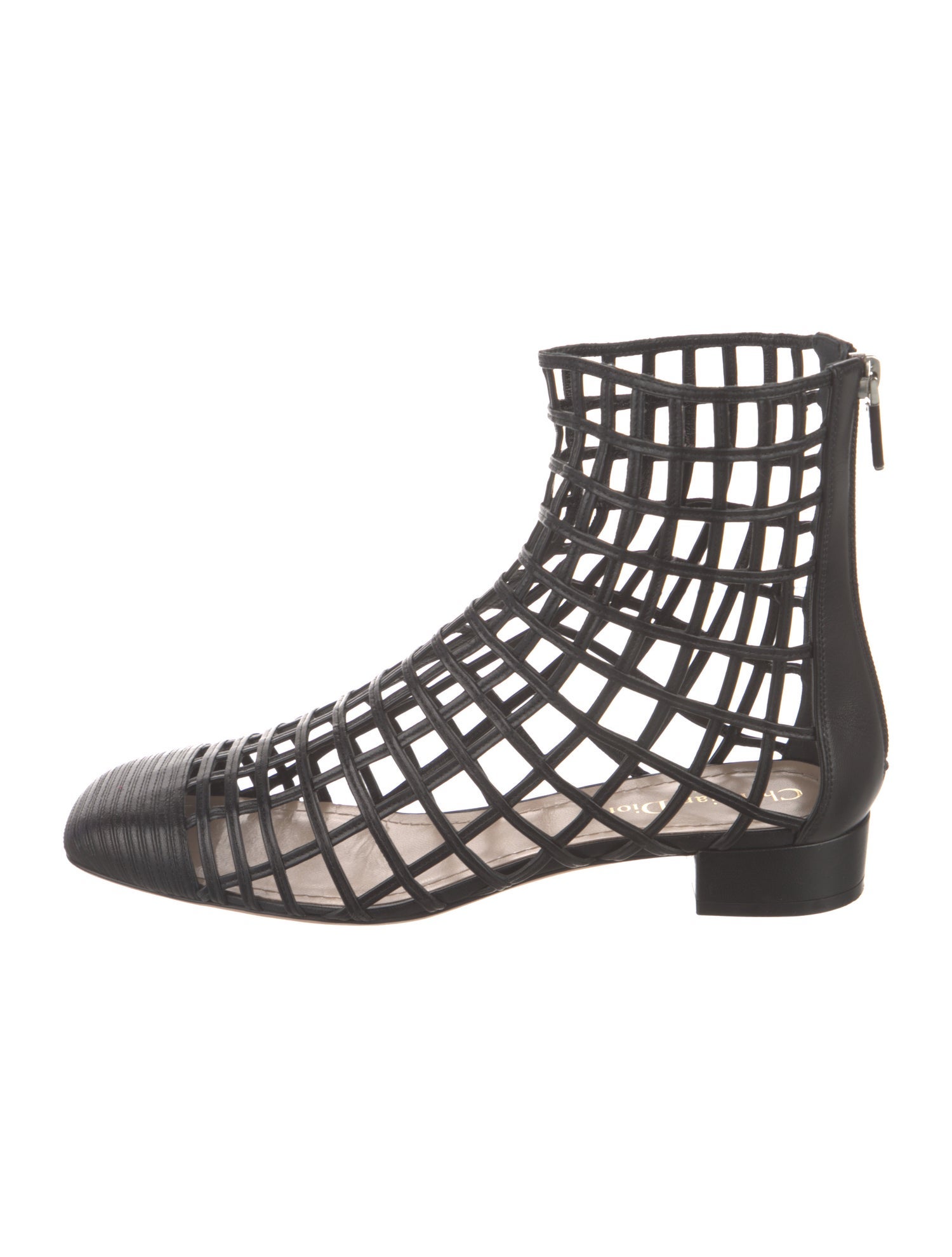 Christian Dior Leather Rain Boots