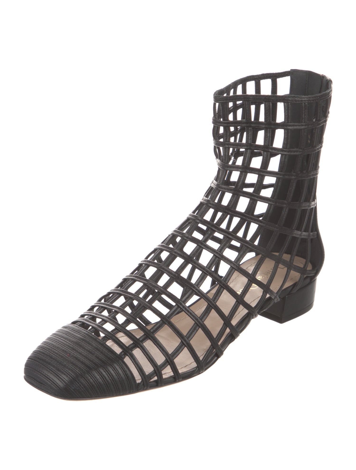 Christian Dior Leather Rain Boots