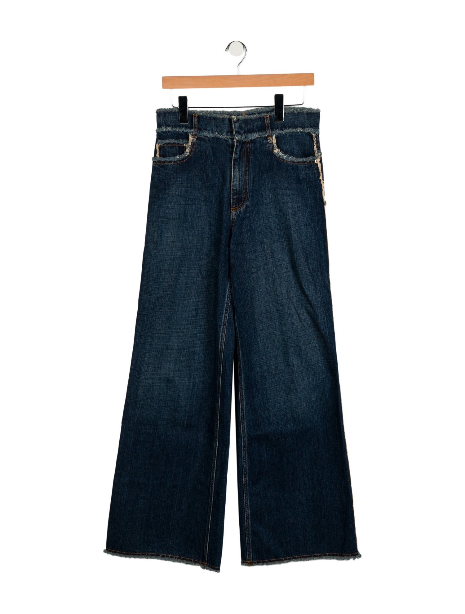 Christian Dior High-Rise Wide Leg Jeans