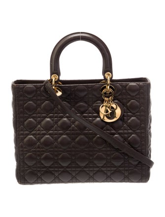 Christian Dior Cannage Lady Dior Large