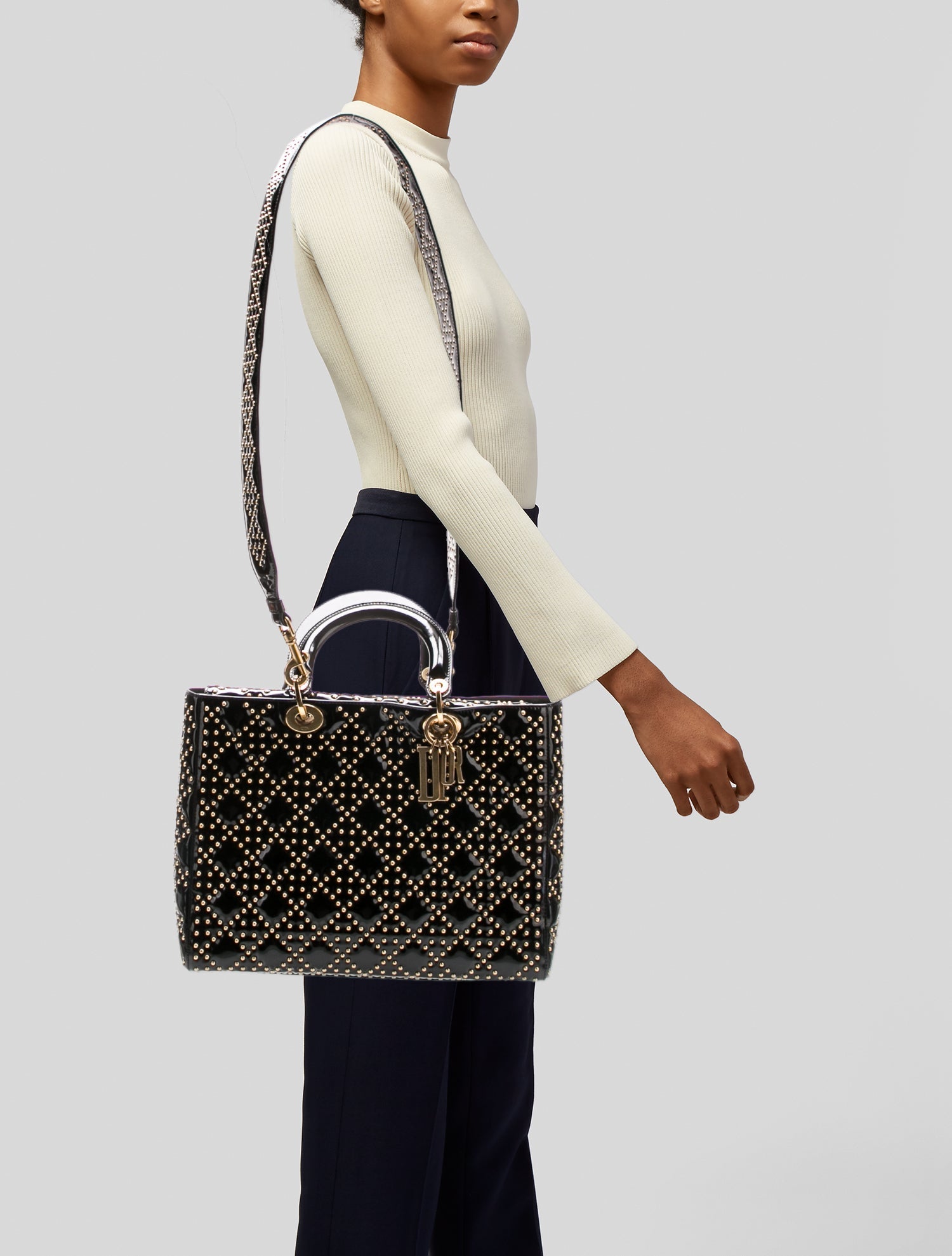 Christian Dior Cannage Lady Dior Medium