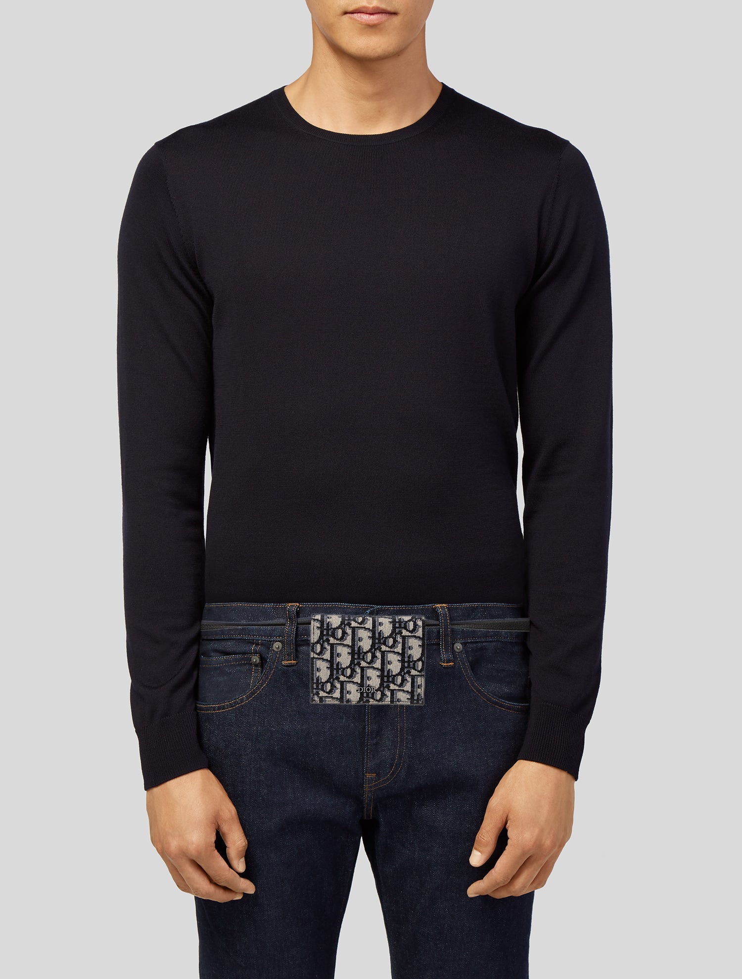 DIOR MEN Oblique Jacquard Belt Bag