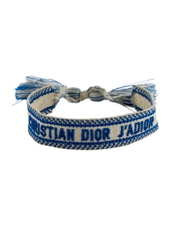 Christian Dior J'adior Woven Friendship Bracelet