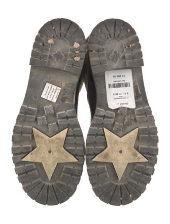 Christian Dior Canvas Moto Boots