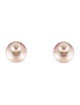 Christian Dior Faux Pearl Tribales Earrings