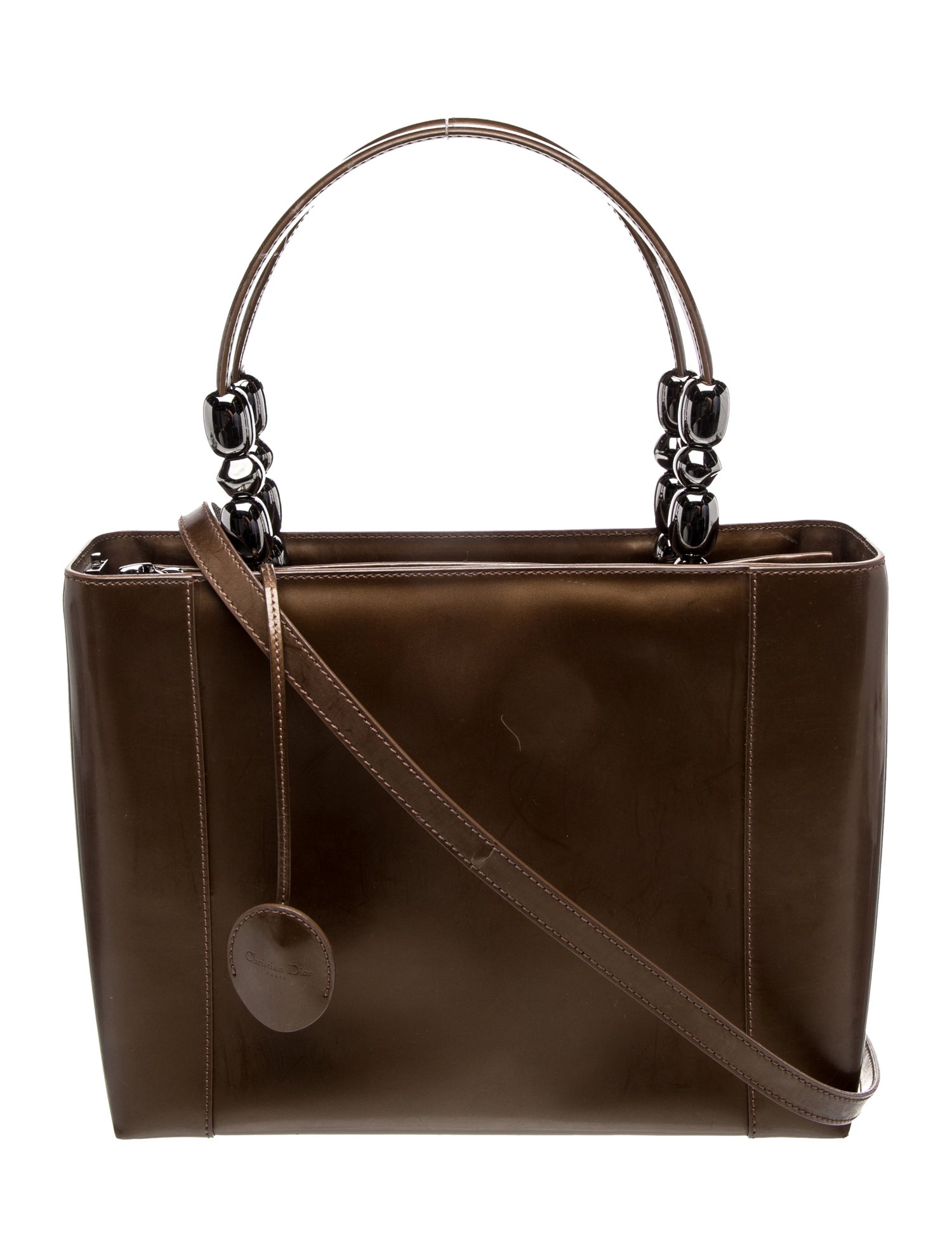 Christian Dior Patent Leather Malice Large Vintage