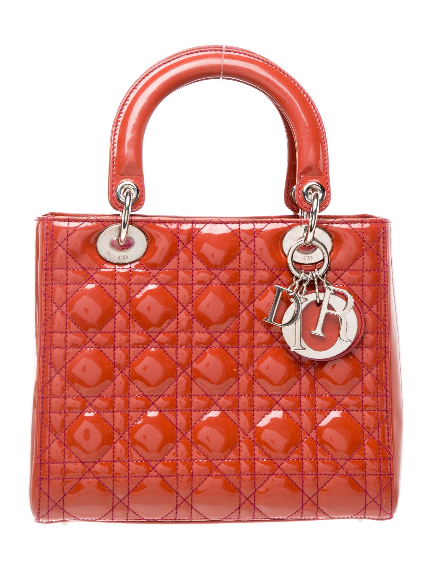 Christian Dior Quilted Lady Dior Medium Vintage